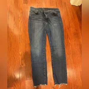 3x1 Dark Blue Ankle Jeans